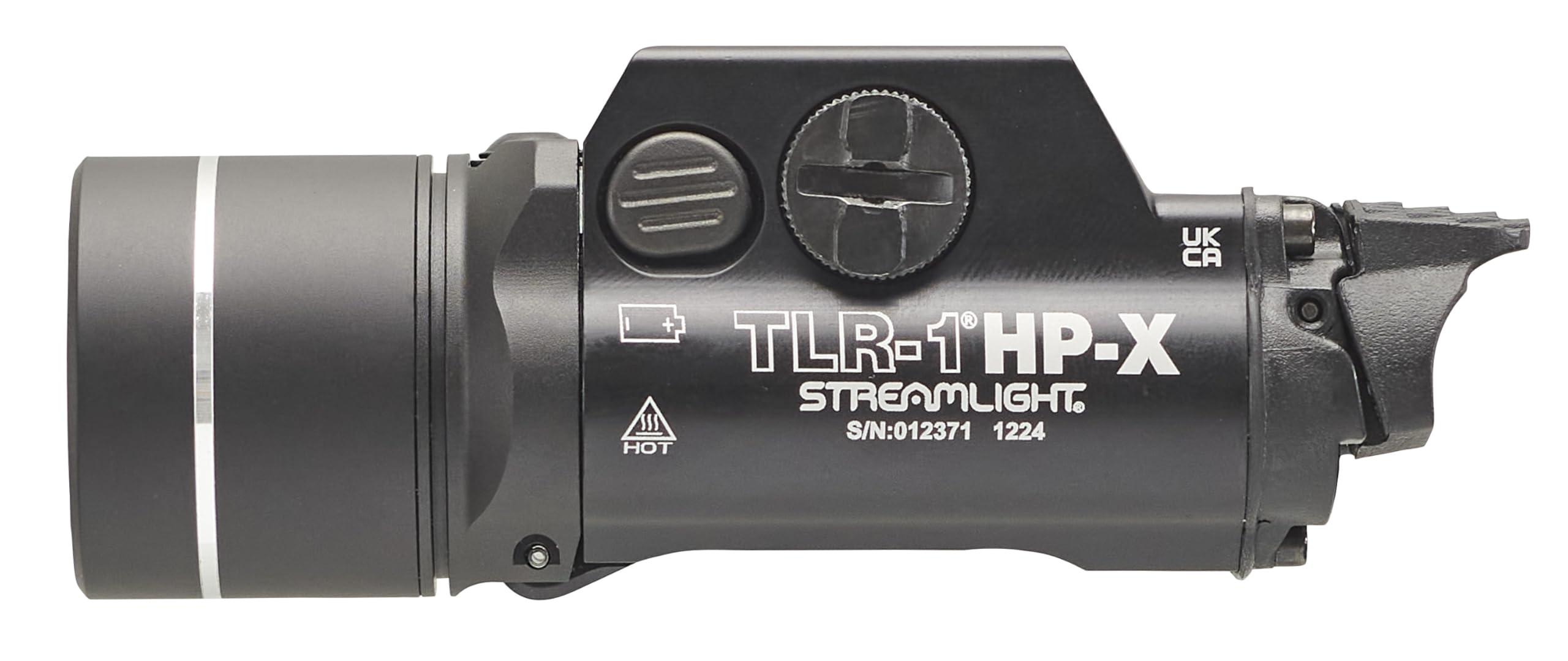 Streamlight 69167 TLR-1 HP-X 1000 lumen High Candela montato su rotaia, include chiavi di localizzazione e batterie al litio, nero