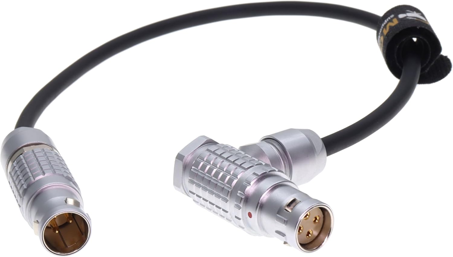 2B 3Pin to Angle 4Pin Female 24V Power Cable for Tiffen Steadicam M-1 M2 Ultra/Master to RED Ranger or RED V-Raptor-XL S35 Camera 20inch