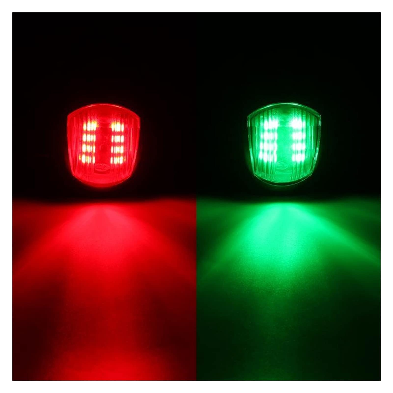 Acciaio inossidabile 1. 2V LED. Luce di navigazione arco luce rosso verde a vela segnale for marine for la avvertimento yacht della barca Per la navigazione e la pesca