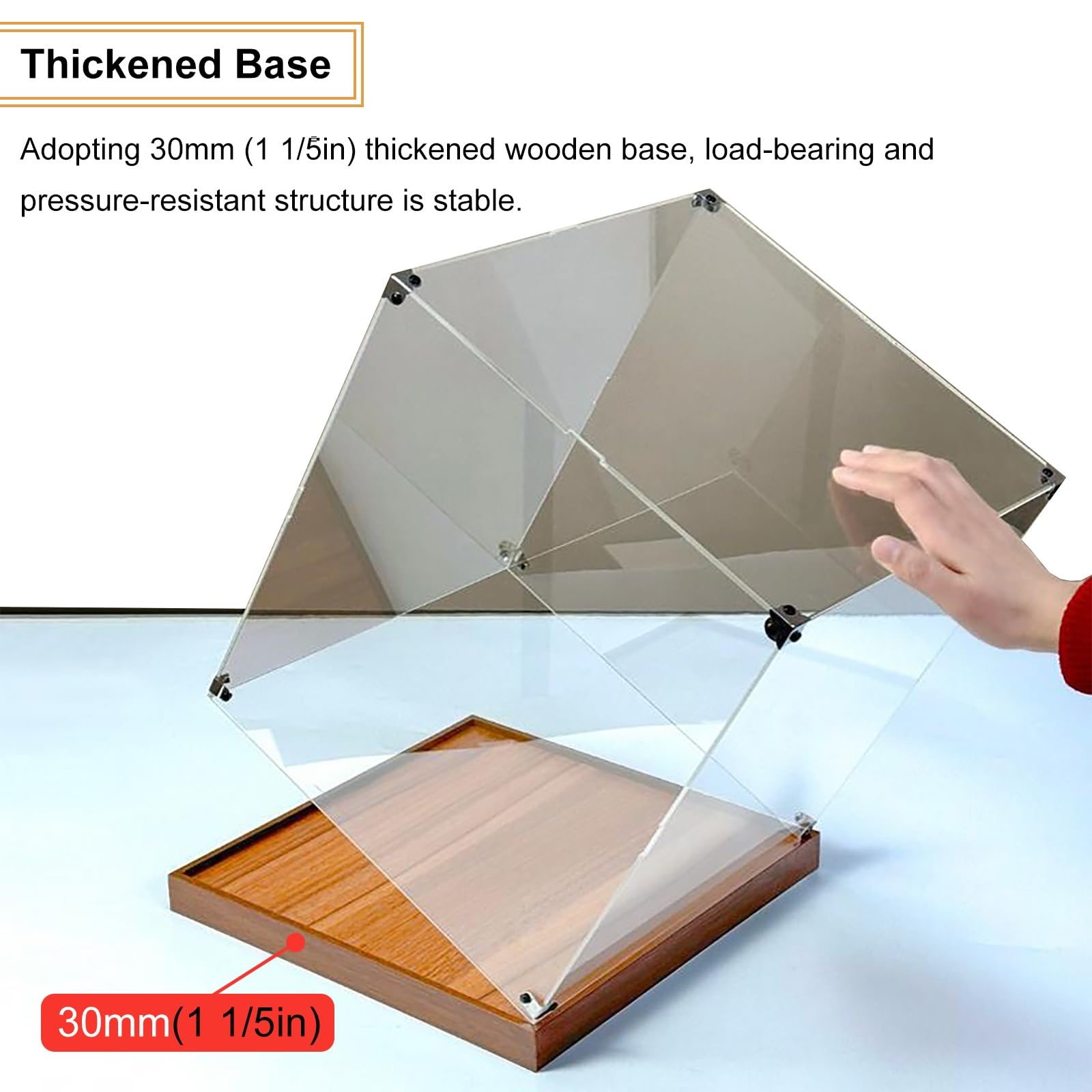 Produktbild von Acryl-Vitrine 15x15x15 Cm – Schaukasten Mit Schloss, 3 Mm Acryl, Transparenter Displaywürfel Für Sammlerstücke, Ausstellungen & Einzelhandel