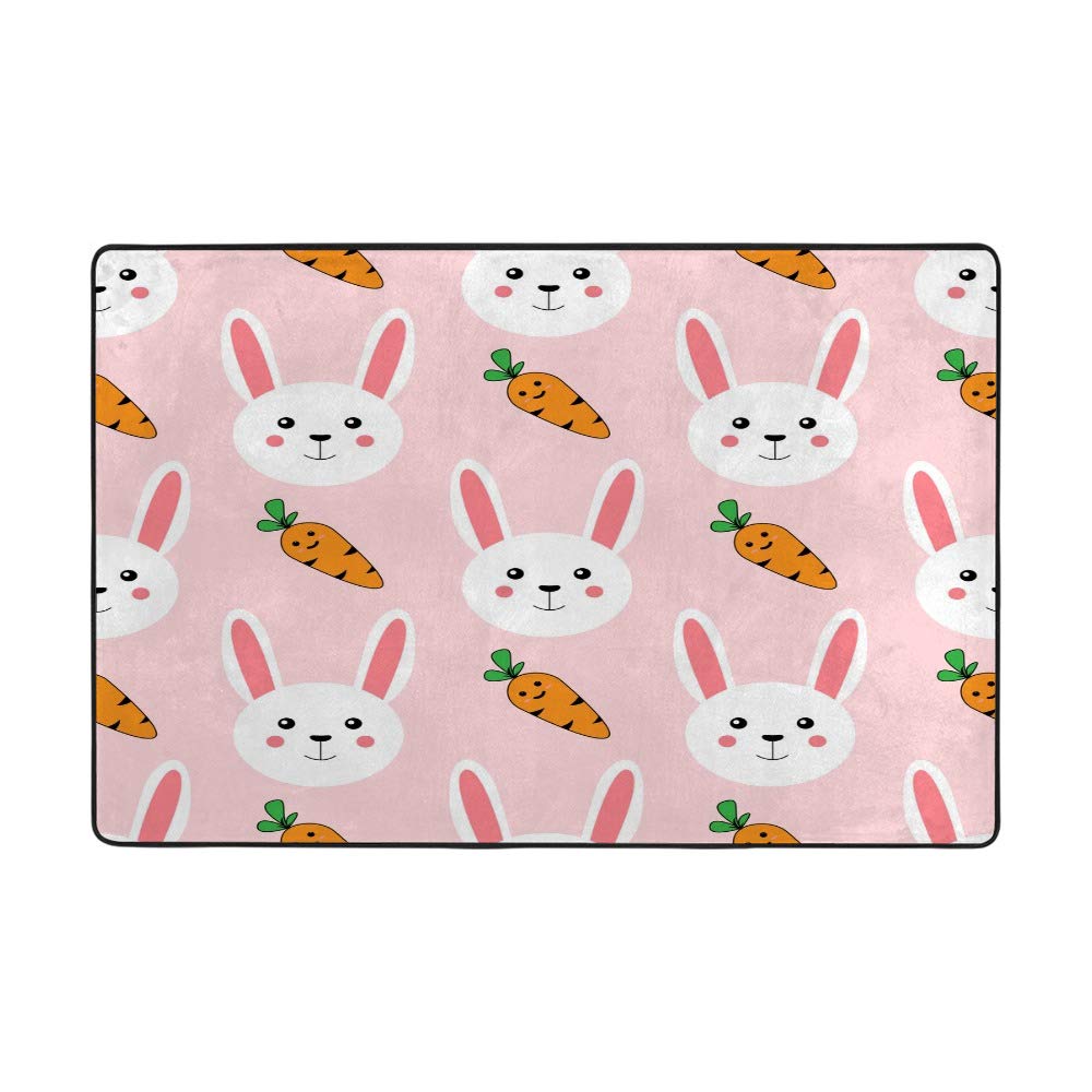Tapis de maison moderne lapin CHEHONG pour salon et patio