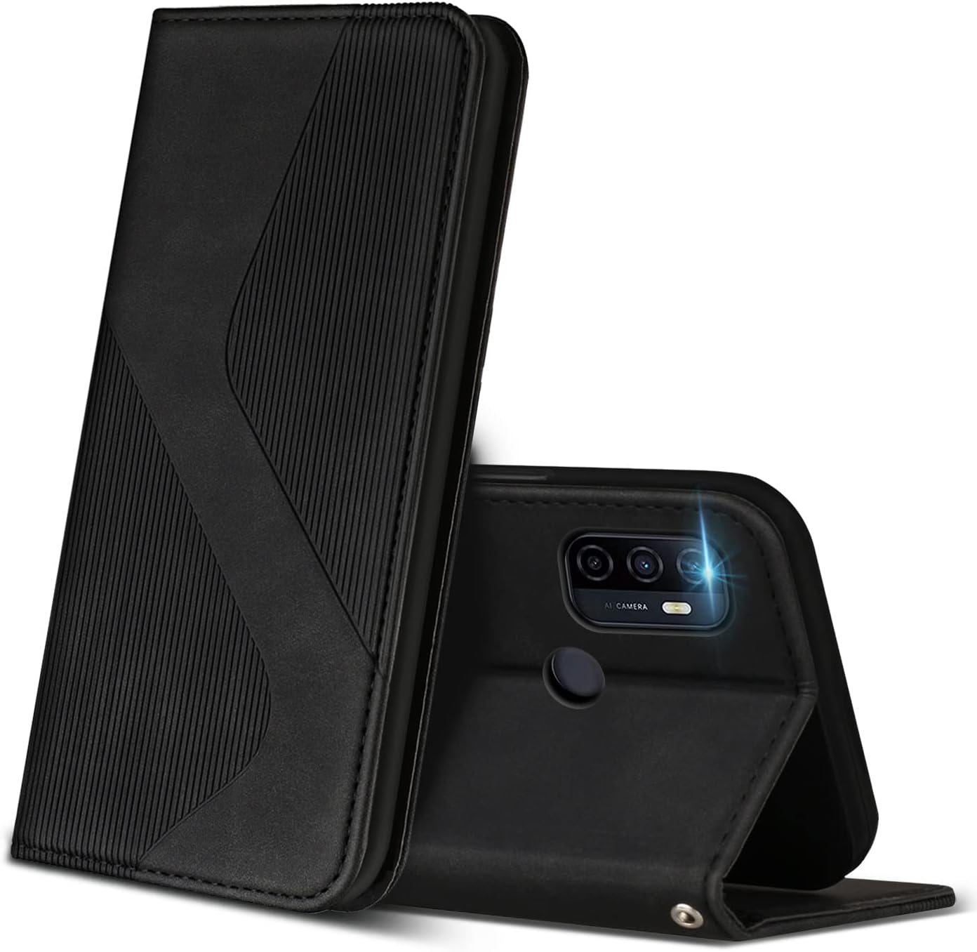 Noir-pourOppo A52 4g--2022 pour OPPO A72 Housse Flip Étui En Cuir Pour