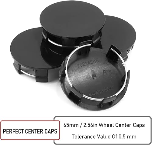 Miniatura 5 de RTRHINOTUNING Tapones centrales de rueda de 2.559 in compatibles con Ford F-150 2010-2014 Mustang 2001-2014 Focus 2002-2004, 2.56 pulgadas/2.323 in