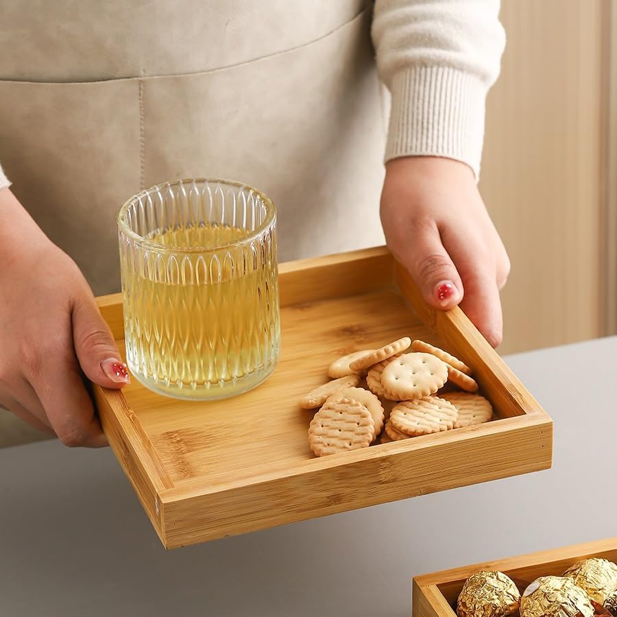 Breakfast Tray Japanese Snack Tray Desktop Storage Tray Snack Dried Fruit Plate Melon Seeds Plate Home Breakfast Tableware Tray Coffee Table Tray,D