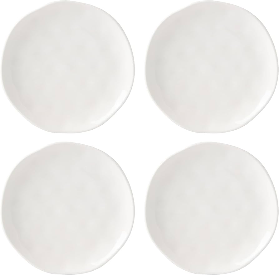 Lenox, White Bay Colors 4Pc Accent Plates, 3.90 LB