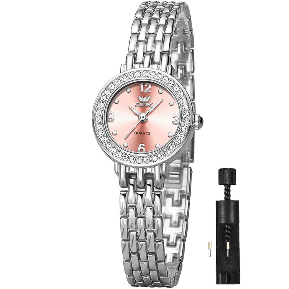 Image of OPK Wacthes for Women Bracelet Dress Easy to Read Stainless Steel Ladies Watches for Female Small Watch Waterproof Luminous Date