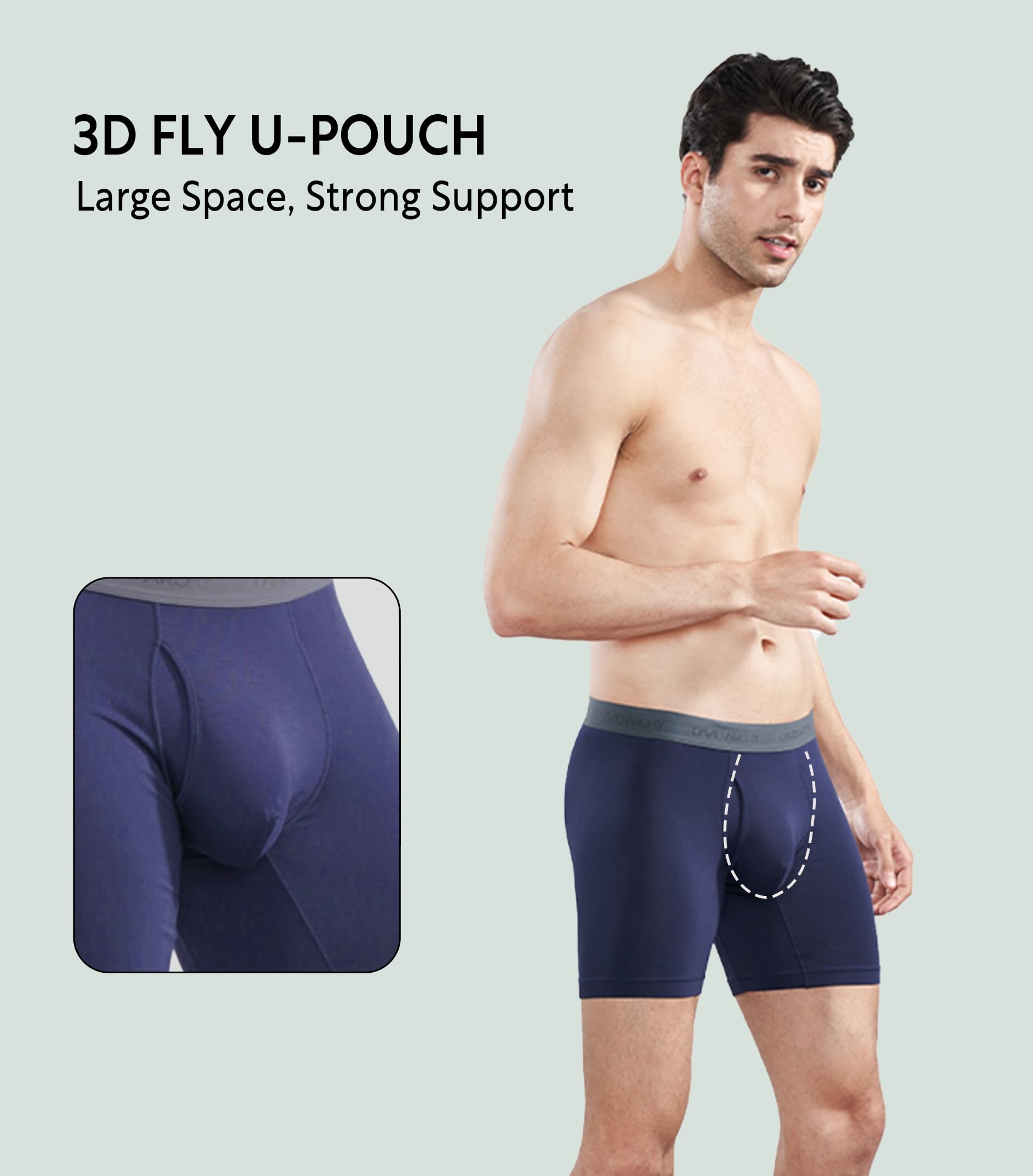 DAVID ARCHY Boxer Da Uomo Ultra Morbidi In Rayon Di