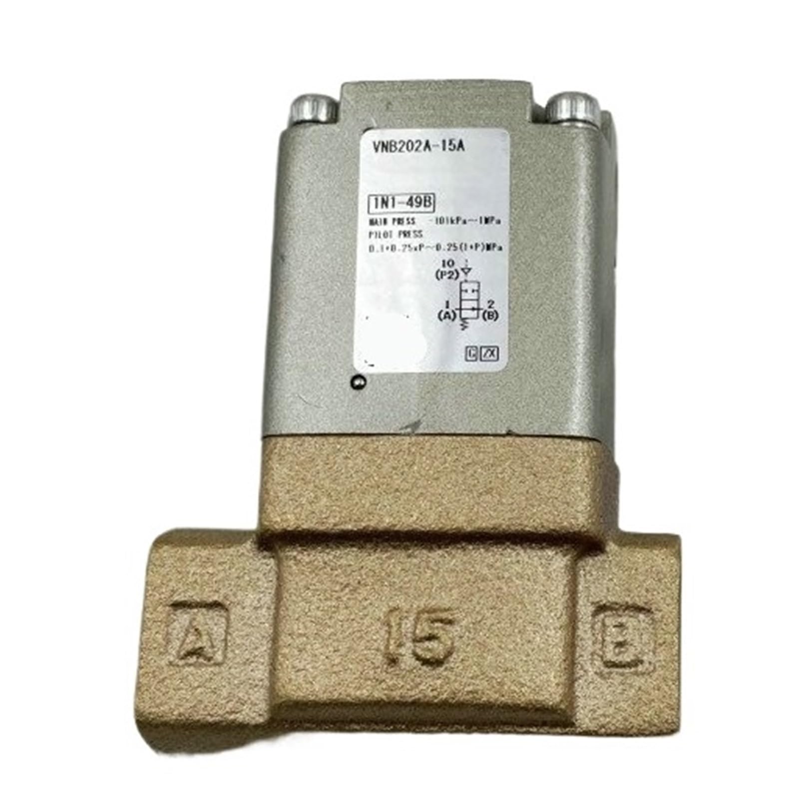 Vanne VNB104A-10A-X400 pneumatique de processus et pièces 104CS-8A