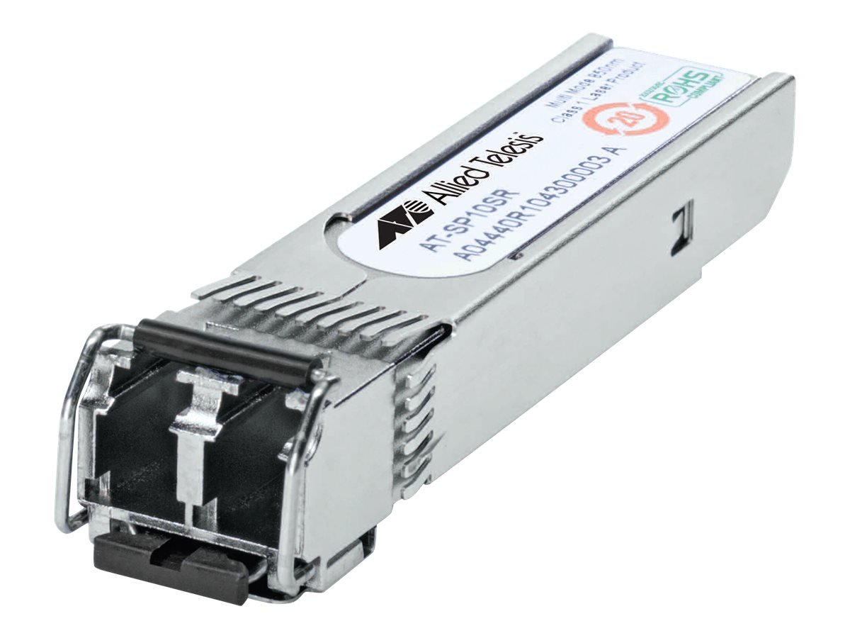 Allied TelesisAT-SP10SR - 850nm 10G SFP+ - Hot Swappable 300M using High bandwidth MMF