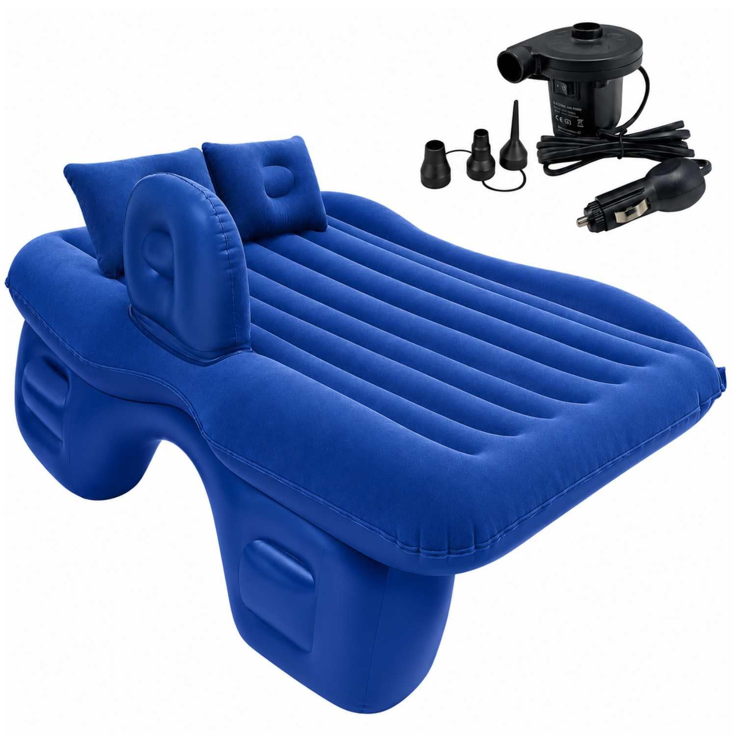 Universal Car Inflatable Bed Mattress with Air Pump for Back Seat, Blue for Scorpio 2015-image-16
