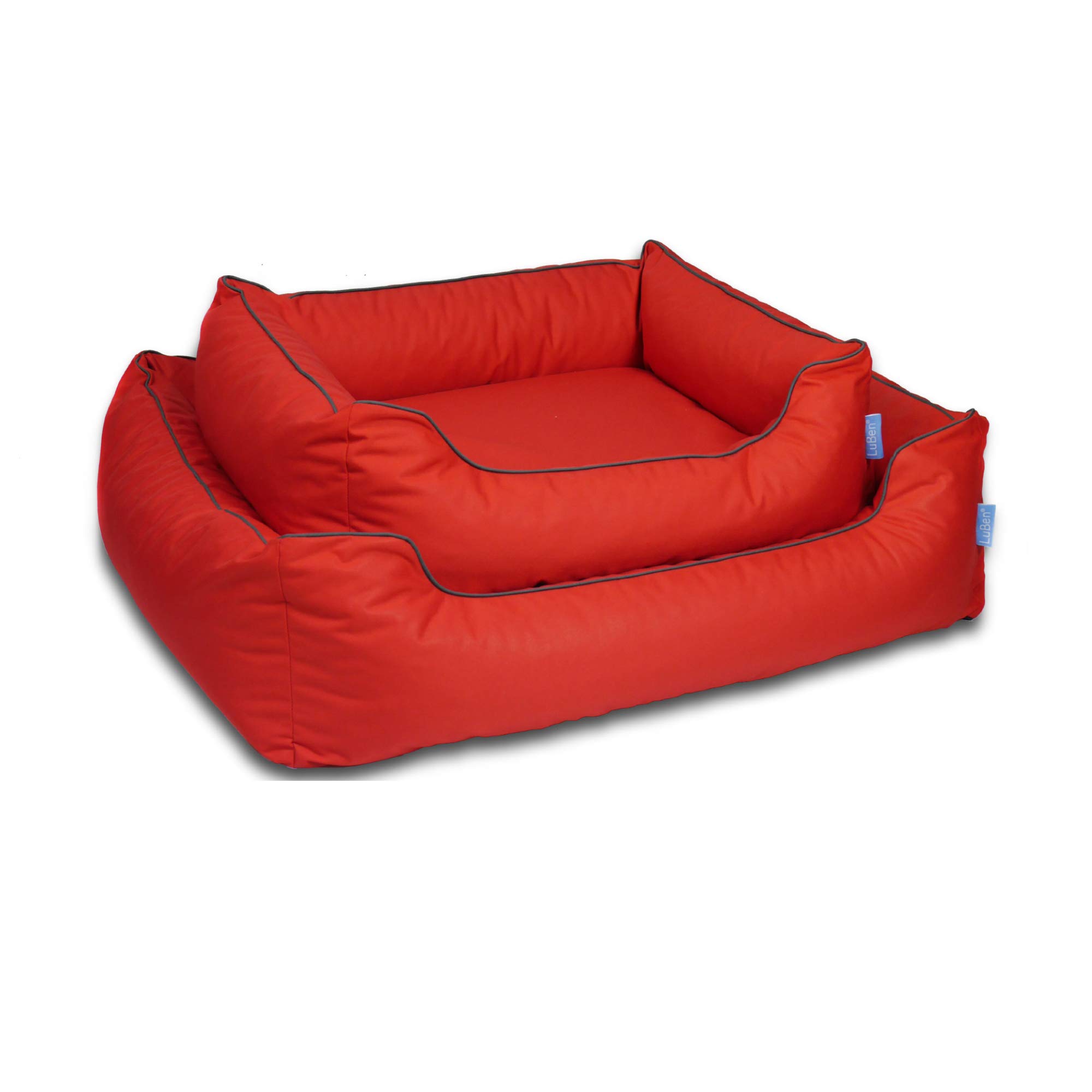LUBEN Xtreme Waterproof Sofa Red XS Black