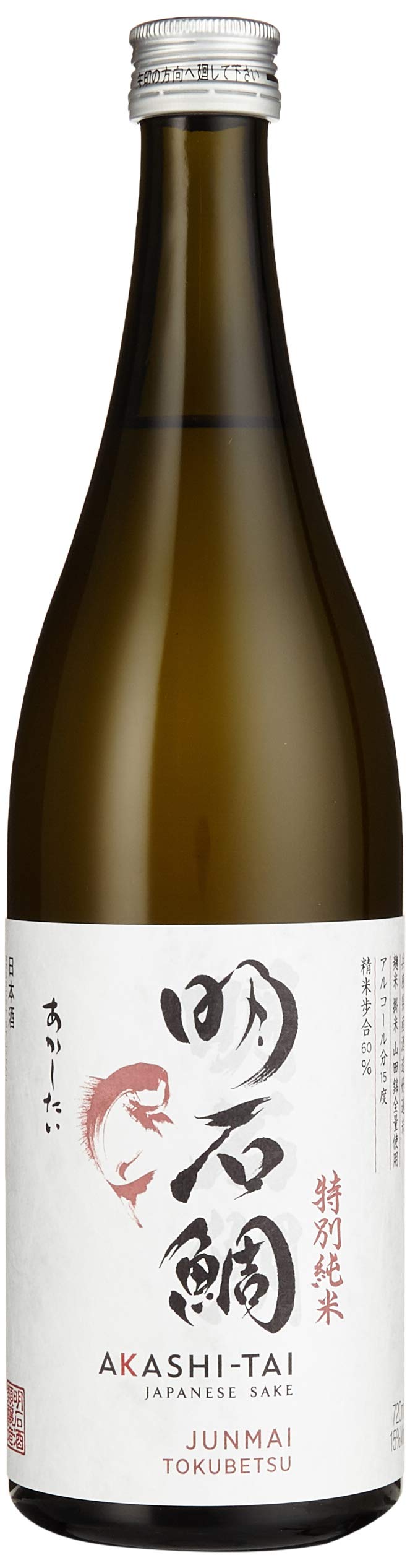 Akashi-Tai Akashi Sake Brewery Junmai Tokubetsu 15Prozentvol (1 X 0.72 L)
