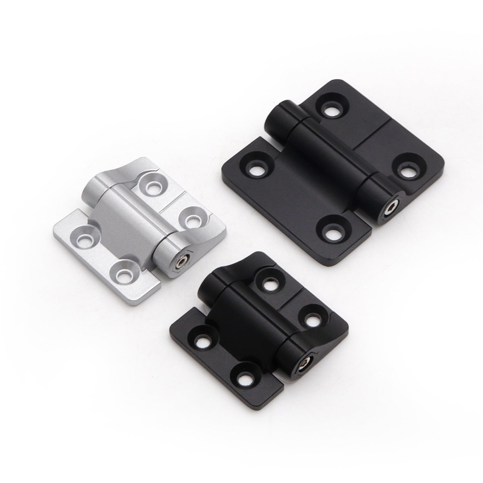 Vsitikvs Zl4040-2Black Damping Torque Hinge Zinc Alloy Adjustable Stop Buffer Zl4040/50 1Pcs