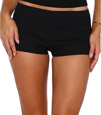 Womens Y2K Low Rise Booty Shorts Skinny Micro Mini Shorts Summer Slim Fit Night Club Going Out Hot Bottoms Pants