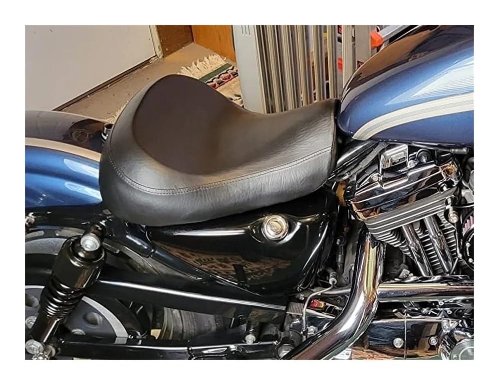 Cojín Individual para Asiento Delantero de Motocicleta para Sportster XL 883, 1200, XLH 1000, 1100, Roadster XLS (1983-2003) Asiento Pasajero Motocicleta