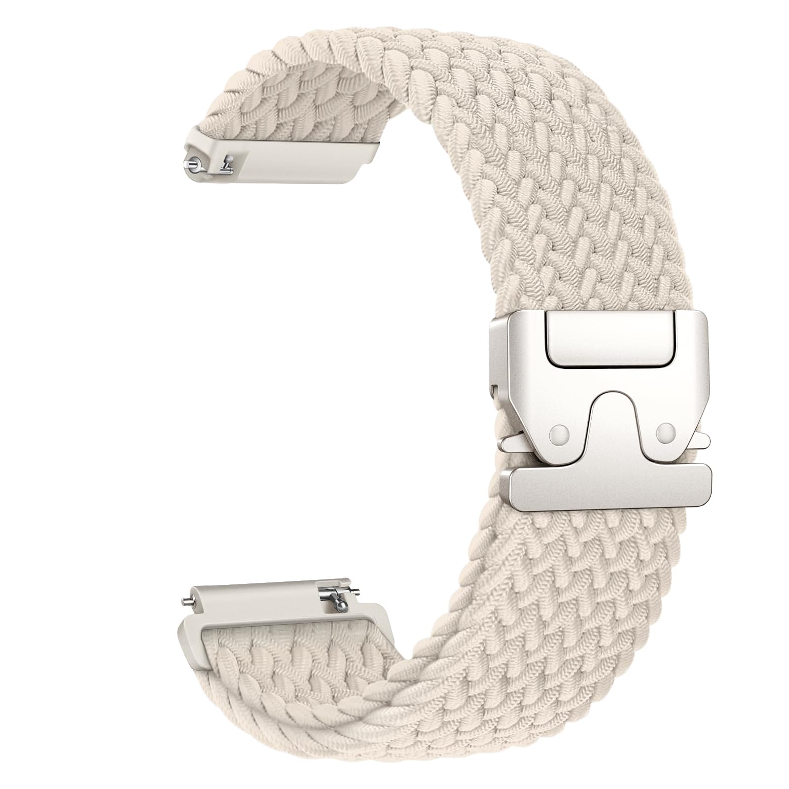 Connectif Ersatzarmband 18mm 20mm 22mm, elastisches Nylon-Uhrenarmband kompatibel mit Samsung Galaxy Watch/Garmin/Fossil/Amazfit – sportliches Stretch-Armband für Damen und Herren