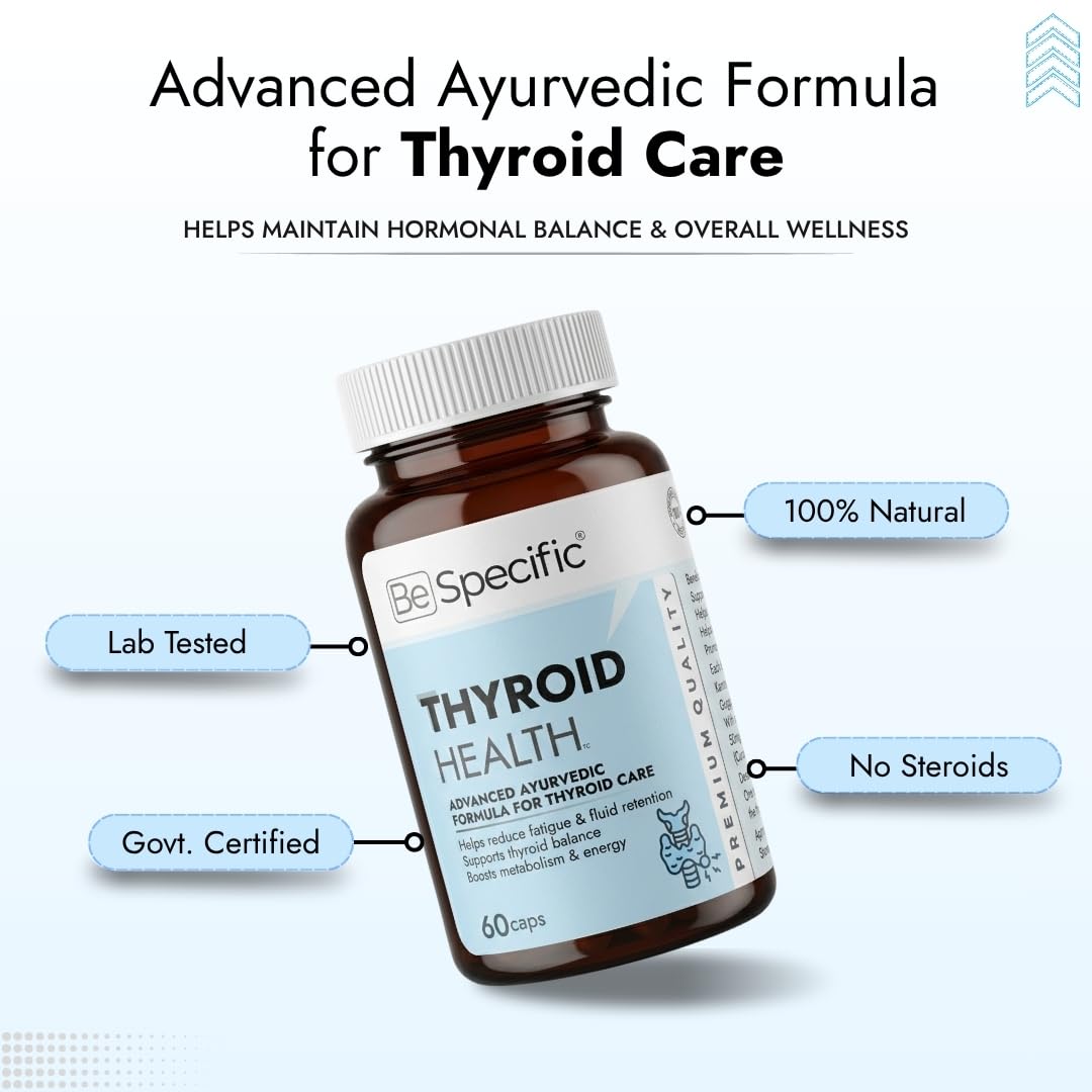 Thyroid Care Ayurvedic Medicine (Lab Tested) | Advanced Ayurvedic Formula for Thyroid Care | Thyroid Balance Ayurvedic Medicine with No Side Effects | Premium Quaility Herbal Extracts Used for Best Results — Amazon image 3