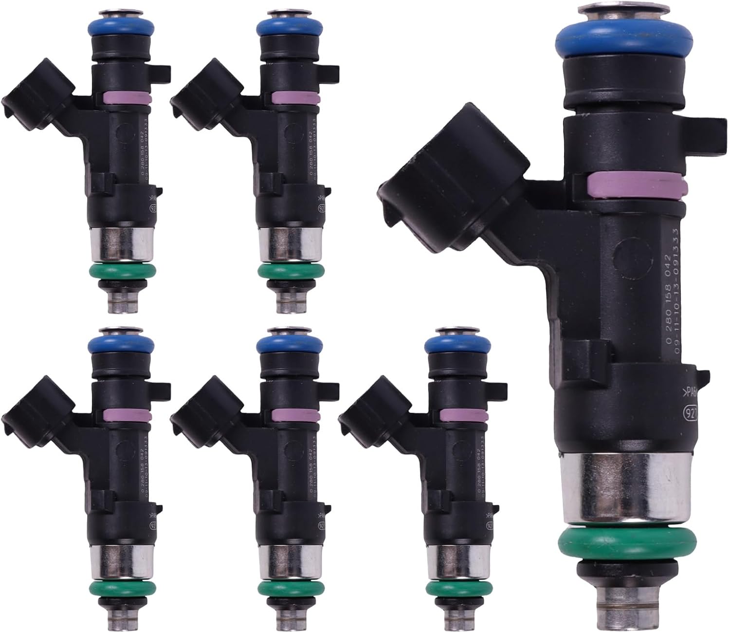 6Pcs Fuel Injectors Fit for Infiniti FX35 2005-2008 M35 2006-2008 G35 2004-2007 Fit for Nissan Murano 2004-2007 350Z 2003-2006 3.5L Replace for 16600-CD700
