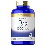 Carlyle Vitamin B12 1000 mcg | 400 Tablets | Vegetarian, Non-GMO, Gluten Free Supplement