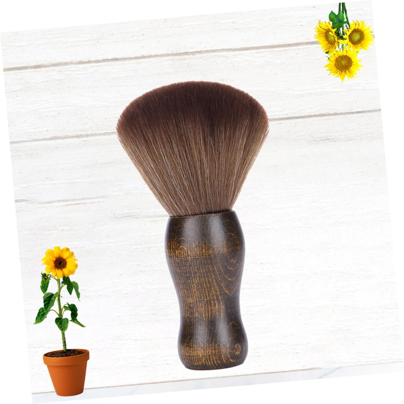 Healeved 3stücke Holzgriff Fiber Borsten Bartbürste Für Tragbare Haarbürste Von Und Zerbrochenen Haaren Professionelles Friseurzubehör