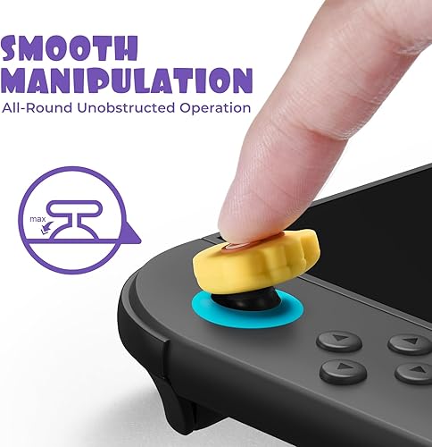 Miniatura 4 de FUNLAB Switch 2 Thumb Grips Caps Cute, Button Caps for Switch2Pro Controller, Switch Joysticks Cap Silicone Analog Stick Cover, 4PCS Switch2 Button
