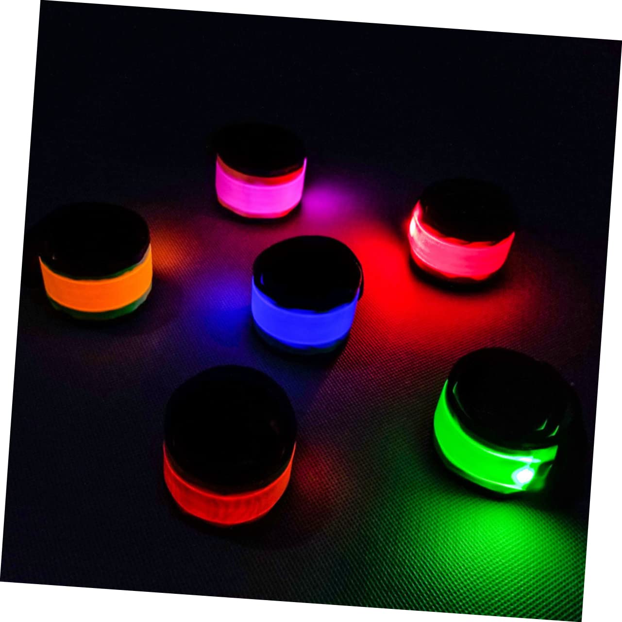 POPETPOP Braccialetti Slap per Equitazione Braccialetti Luminosi Braccialetti Slap di Sicurezza Braccialetti Slap A LED Braccialetti Slap Luminosi Braccialetti Slap per Corsa Notturna