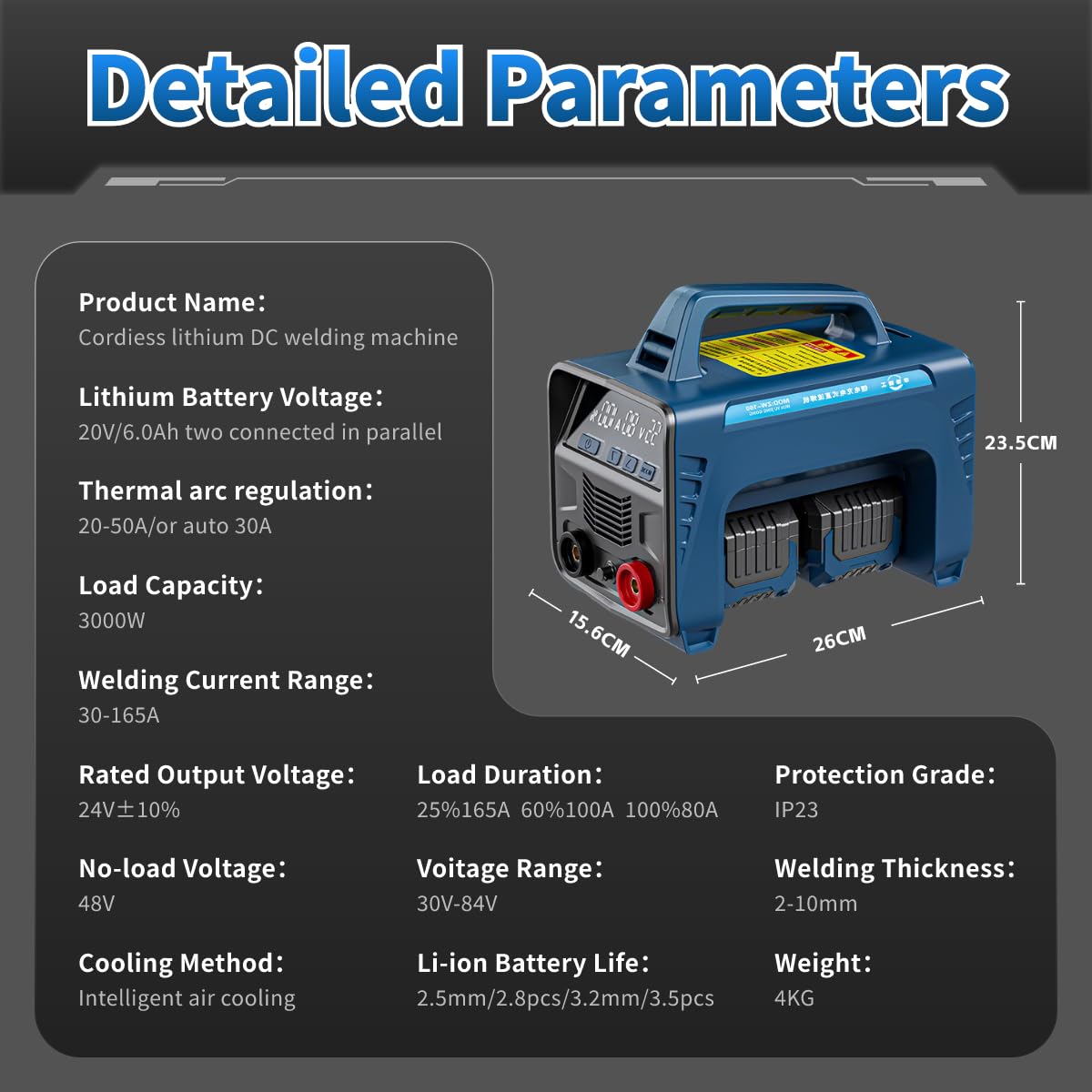 Saldatrice Professionale per Batterie al Litio con Grande capacità da 12000 mAh, Saldatura Efficiente E Sicura, Protezione da Surriscaldamento E Cortocircuito, Leggera E Portatile