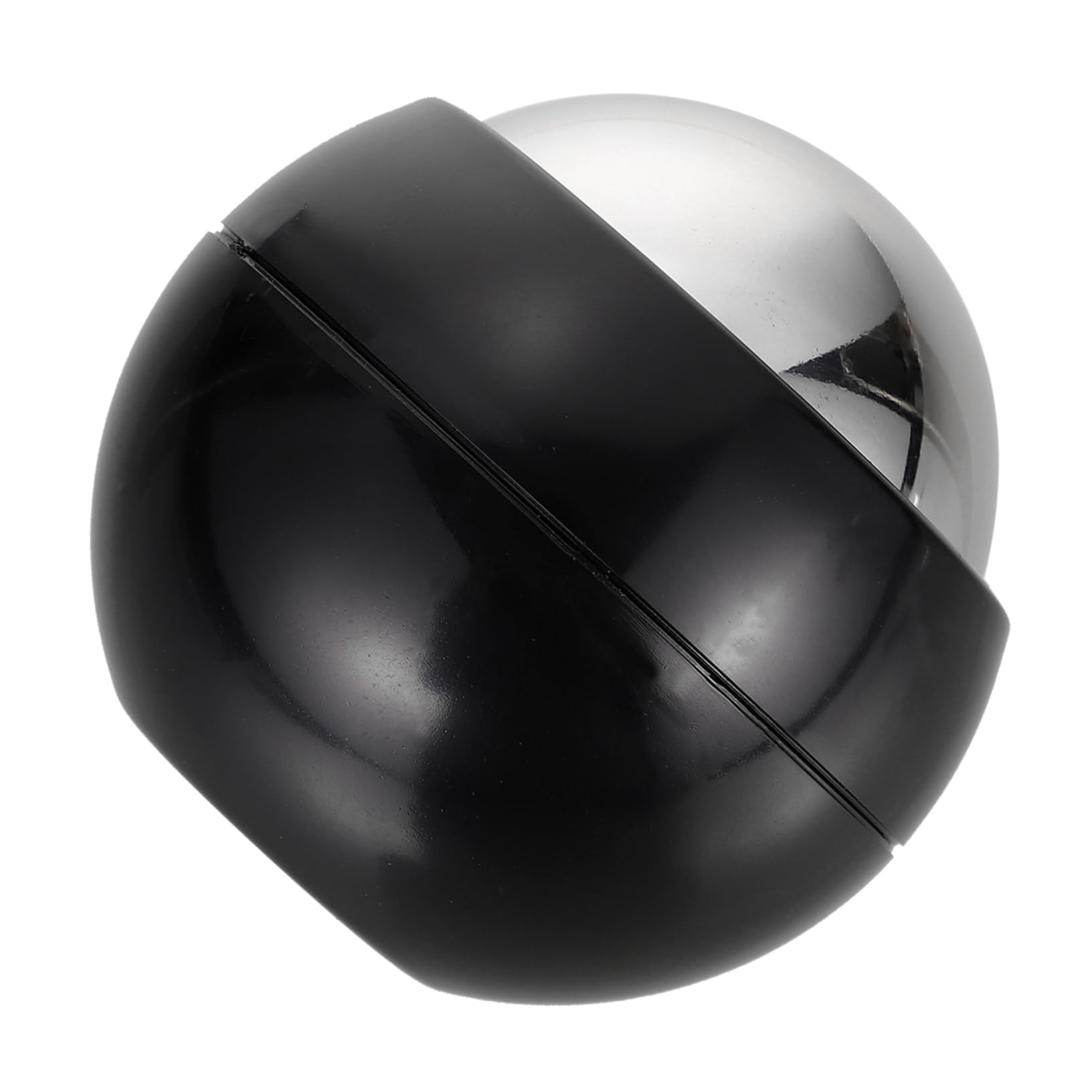 COLLBATH Ergonomischer Massageball aus Abs und Edelstahl mit Kaltkompresse für Fitness Massage und Yoga Training zur Muskelentspannung und Schmerzlinderung Schwarz