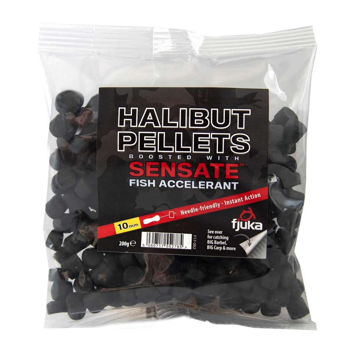 Fjuka Sensate Halibut Pellets 10mm 200g bag | Boosted big fish hookbaits | Carp, barbel, chub, tench etc
