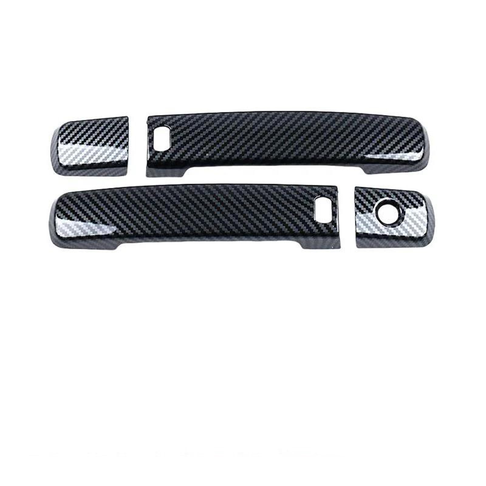 KJHOPY Car Exterior Door Handle Cover Sticker Decorative for Infiniti Q40 G25 G37 2008 2009 2010 2011 2012 2013 2015(Style 2)