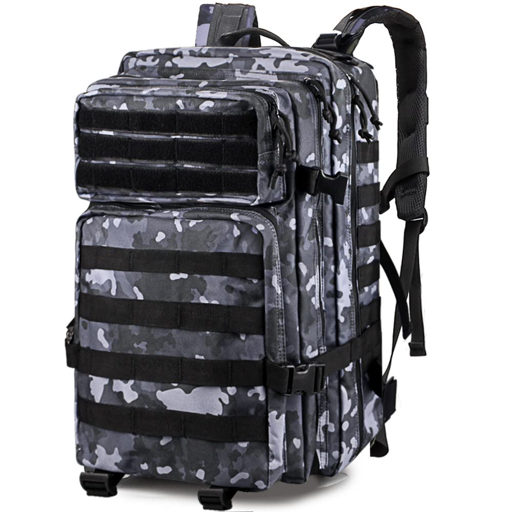 Military Tactical Backpack for Men, Large Army 3 Day Assault Pack, Molle Bag Rucksack, Emergency Backpack, Range Bag