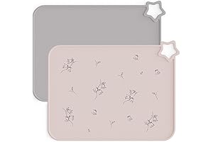 2PK Silicone Placemats for Baby & Toddler