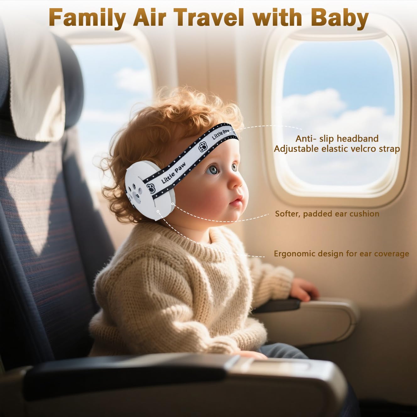 Dekukar 2-in-1 Baby Ear Defender for Babies Toddlers up to 36 Months, CE & UKCA Certified - Image 2