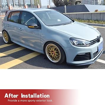 Real Carbon Fiber Mirror Caps for VW Golf 6 MK6 GTI R20 2009-2013