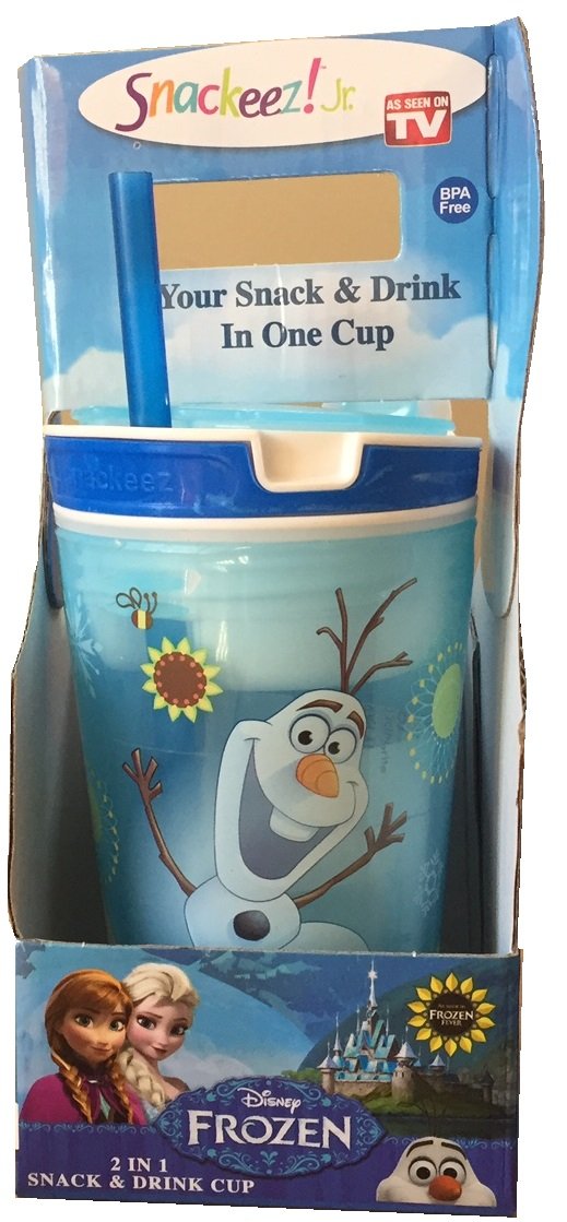 Frozen Fever Snackeez - Blue Cup with Blue Rim