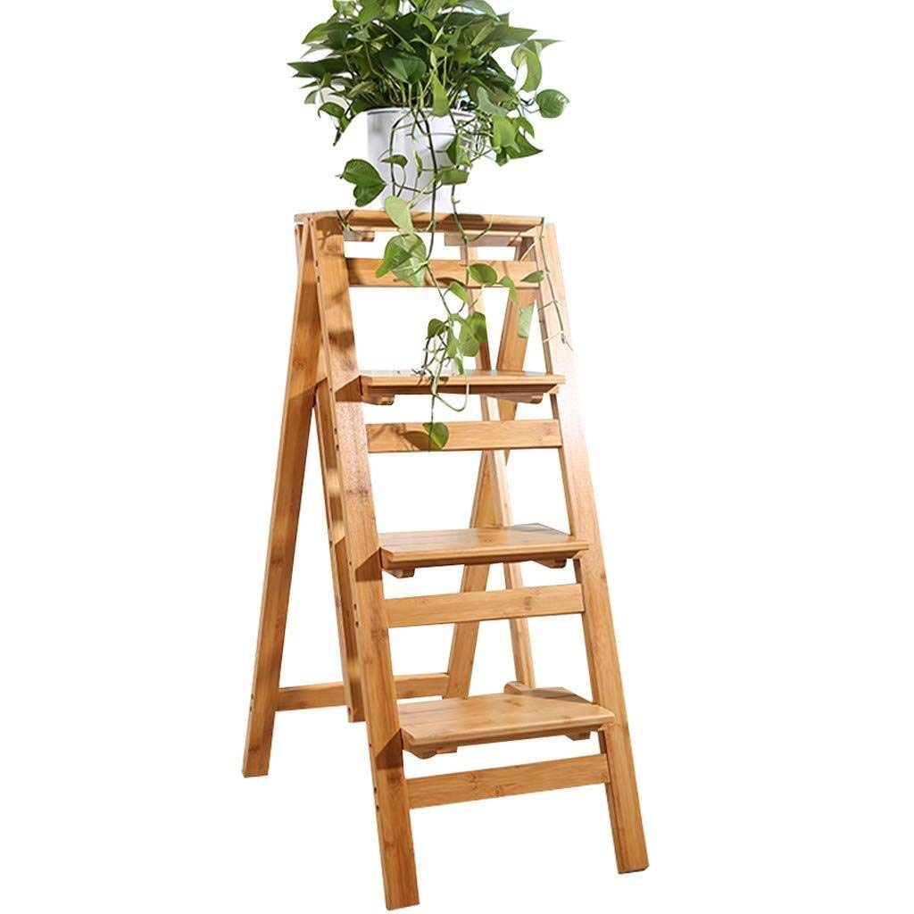 Tabouret compact pliante en bois pour optimiser le rangement