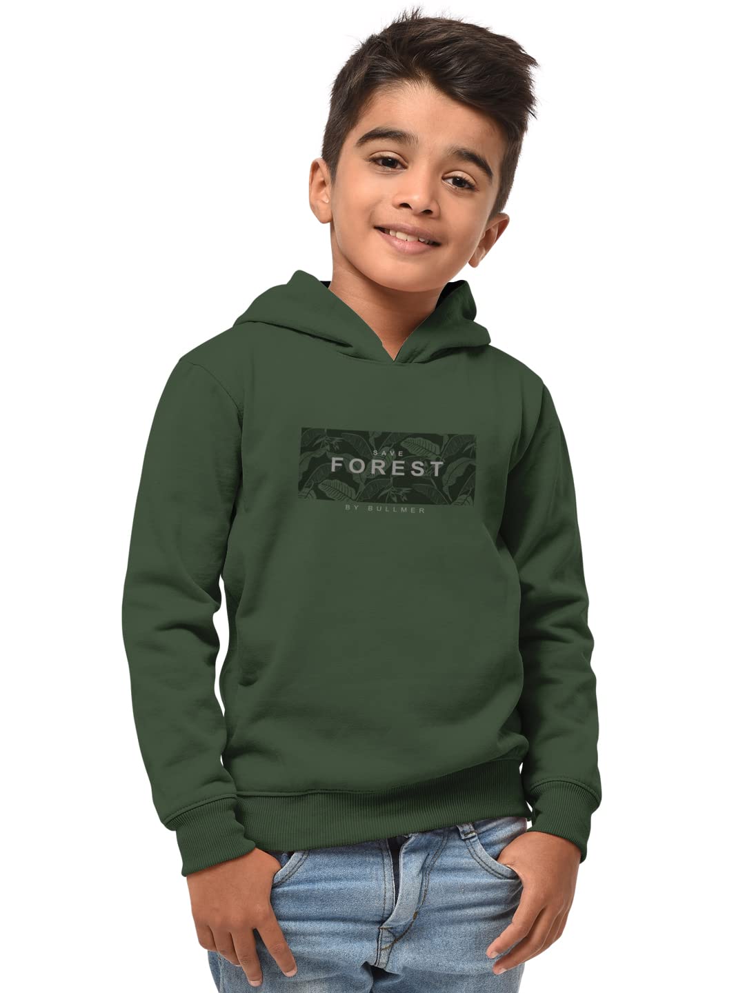HELLCATBoys Regular Fit Fulsleeve Hooded Sweatshirt with Rib - Pack of 1