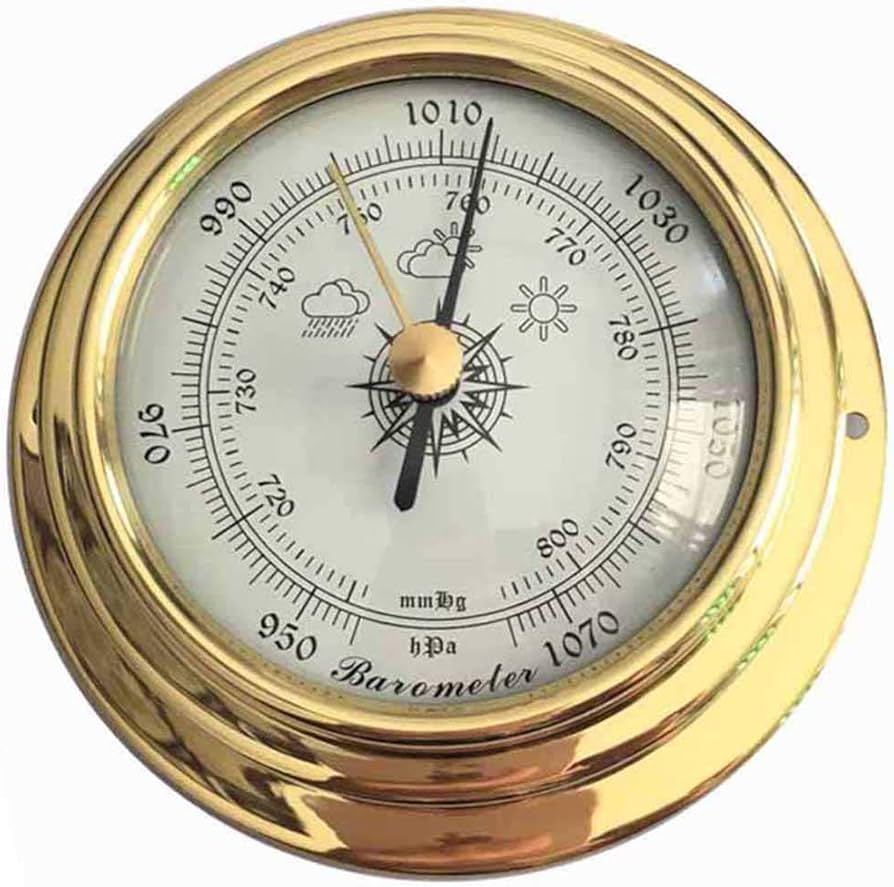 Amazon｜家庭用気象ステーション アネロイド気圧計｜温度計・湿度計