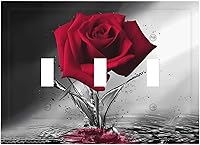 Vista 117 de Deep Blue Sea Turtles 1 Gang Outlet Covers Duplex Receptáculo Placa de pared Decorativa Eléctrica Placa Delantera Interruptores de Luz para Cocina