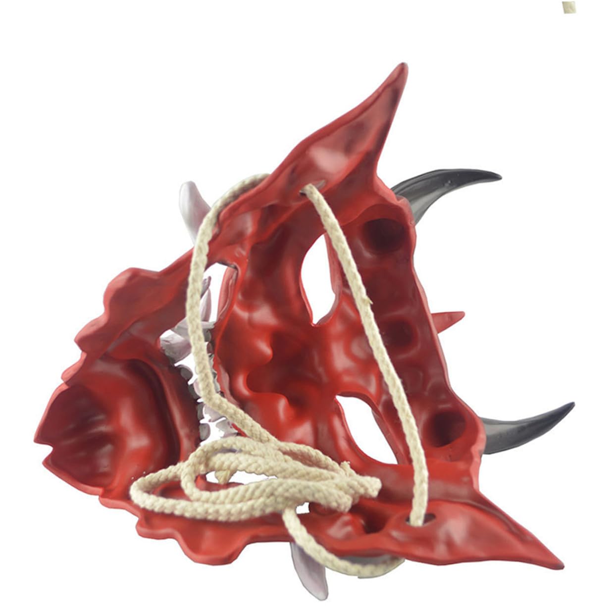 ibasenice 1pezzi Maschera Da Diavolo Per Halloween Articoli Per Feste Maschera Da Cosplay in Plastica Resistente Adatta Tutti Per Decorazioni Murali Feste Horror e Carnevale