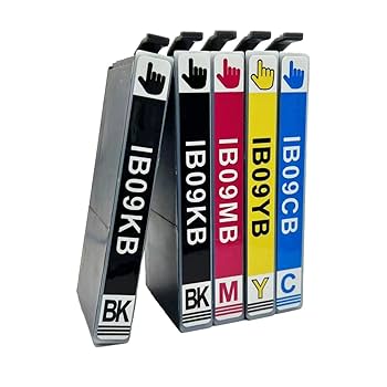 EPSON IB09CL.4B 4色セット & IB09KB ブラック　インク Amazon.co.jp: IB09CL4B ＋ IB09KB(ブラック) 4色5本セット(黒2