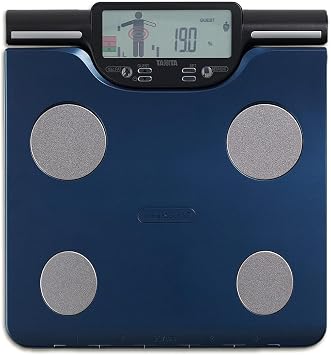 Tanita BC-602 Segmental Smart Scales for Body Weight and Fat   Digital Bathroom Scales with Body Fat & Muscle Mass per Body Part, Advanced Body Scales LCD Display, Blue