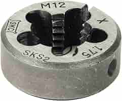 タケシ出品 Amazon.co.jp: SK11(エスケー11) ネジ切ダイス 25mm径 M12×1.75