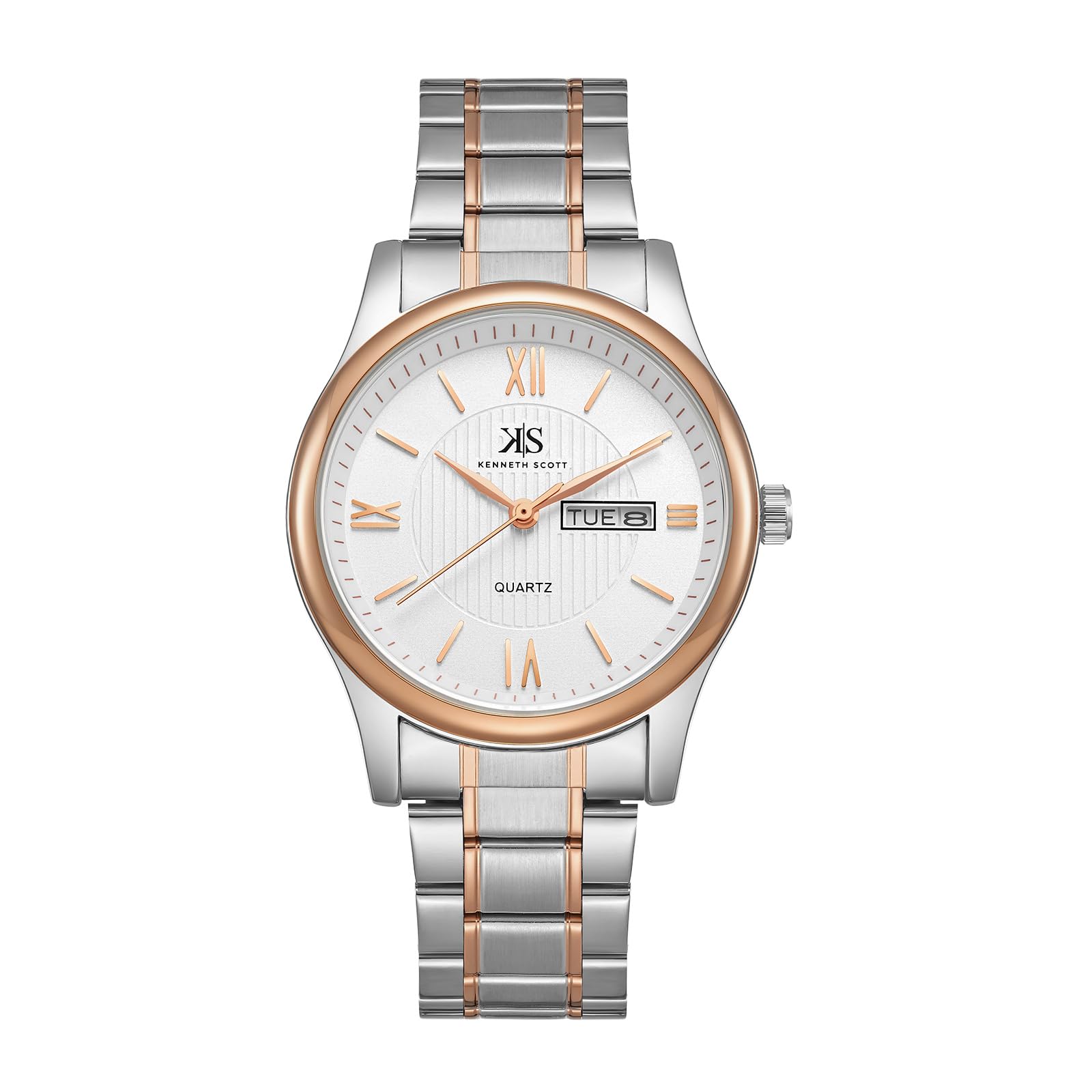 Kenneth Scott Men's Japanese Quartz Movement Watch, Analog Display