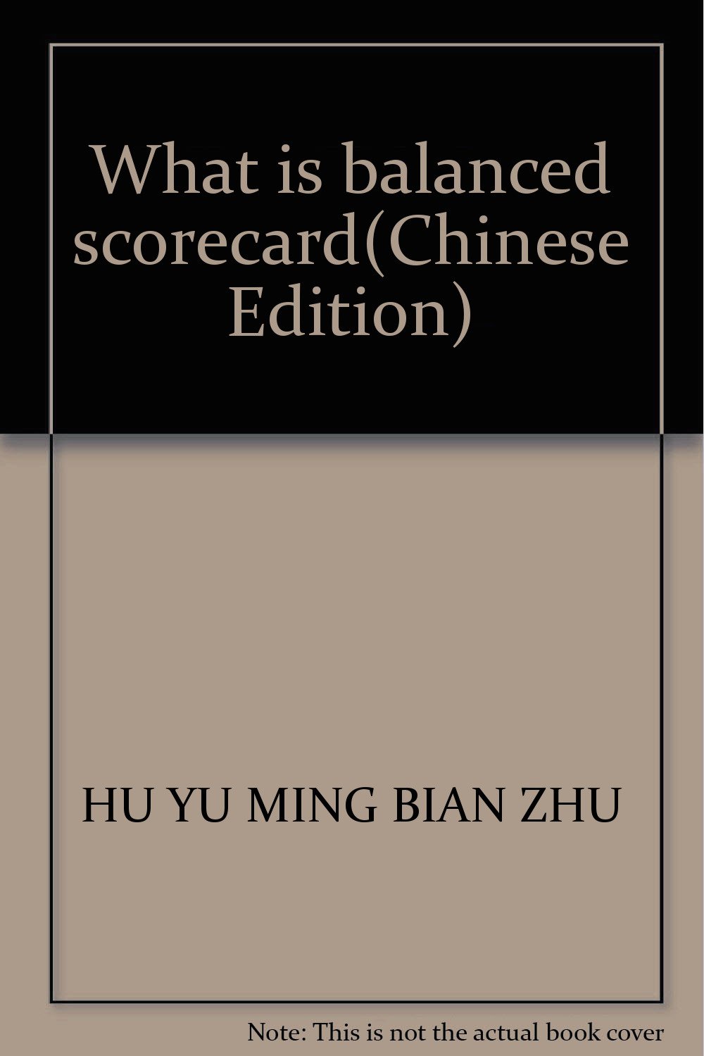 What is balanced scorecard(Chinese Edition): 9787500572046: Books -  Amazon.ca