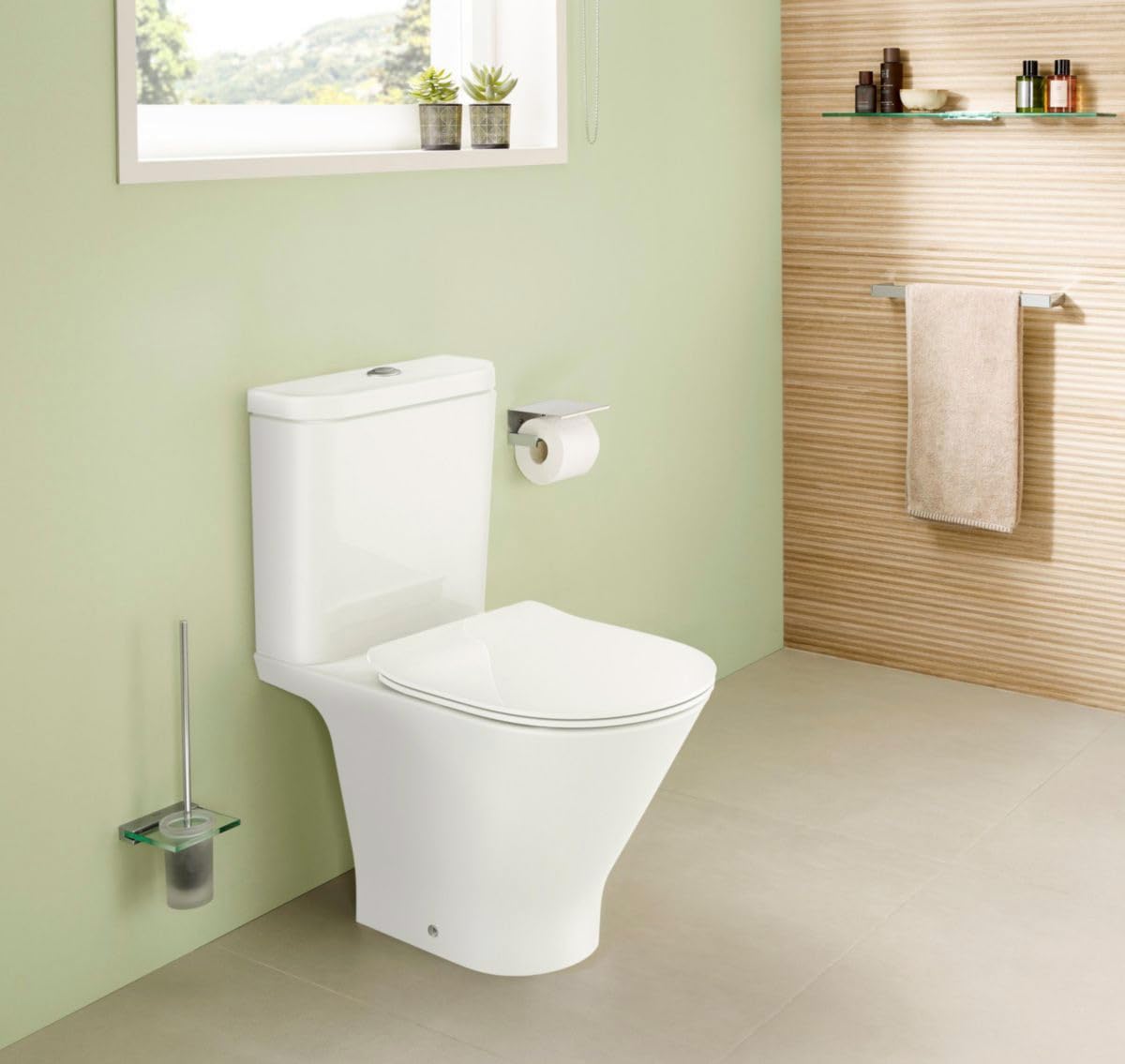 ROCA Pack WC sans bride The GAP - Roca - Sortie Duale - 79x37cm - Blanc - Espace toilettes