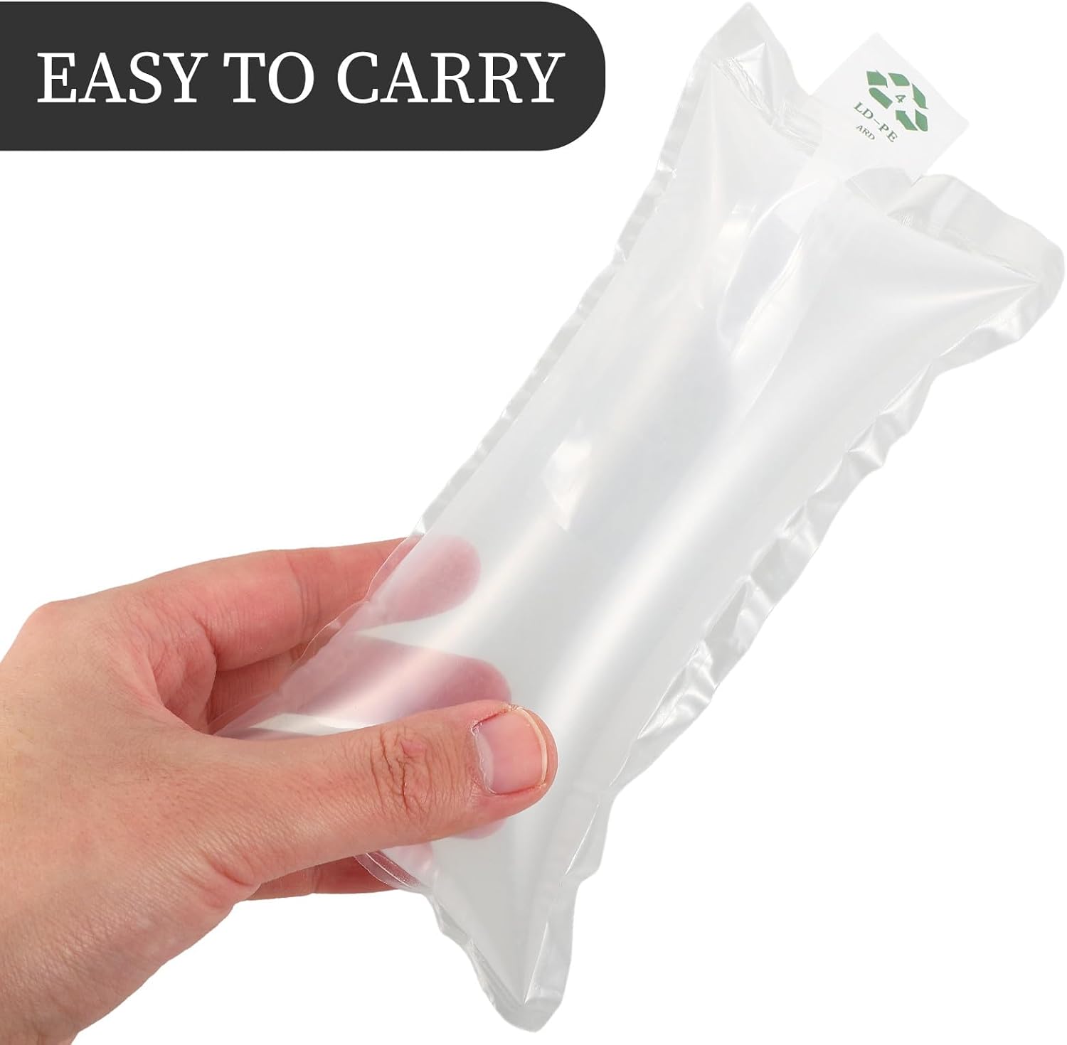 MAGICLULU 100pcs Inflatable Air Column Bags 10x20cm Small Air Packaging Pillows for Shipping Box Filler Packing Materials Protective Cushioning for Industrial Use