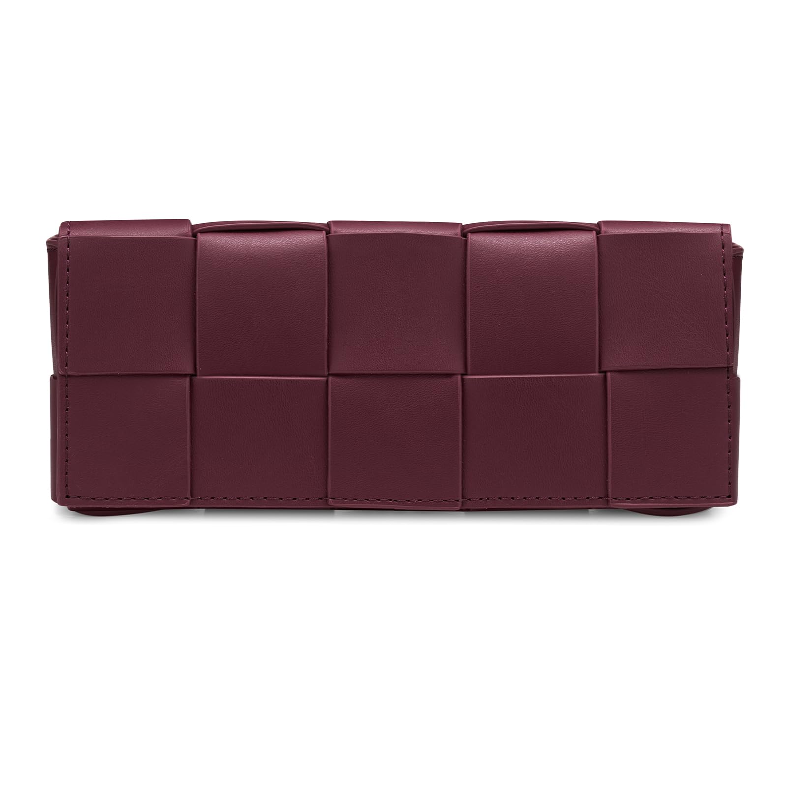 CHUNLI Woven Clutch Purses for Women - Sleek Shoulder Handbag for Evening, Formal Events, Wedding, Party, Special Occasions