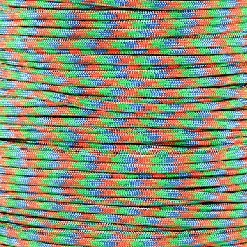 PARACORD PLANET 250' Spool Of Parachute 550 Cord Type Iii 7 Strand Paracord Over 200 Colors Fruity Pebbles โ image 1