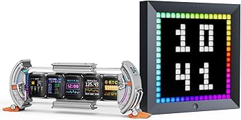 Amazon.com: Divoom Times Gate Silver+Pixoo，RGB LED Display, Pixel